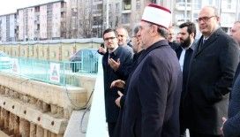 Diyanet İşleri Başkanı Erbaş, Kosova’daki Priştine Merkez Camisi inşaatını inceledi