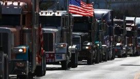 Aşı karşıtı tır ve kamyon şoförleri, Washington çevresinde trafiği kilitledi