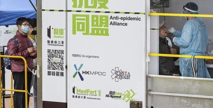 Çin'de 1350, Hong Kong'da 2 bin 492 Kovid-19 vakası tespit edildi