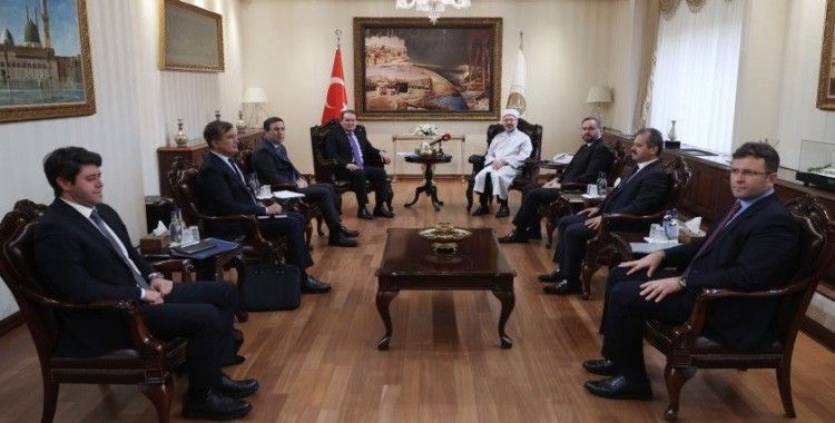 Türk Devletleri Teşkilatı Genel Sekreteri Amreyev’den Diyanet’e ziyaret