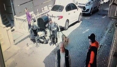 İstanbul'da korku dolu pitbull saldırısı kamerada