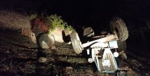 Tokat’ta devrilen traktörün sürücüsü hayatını kaybetti