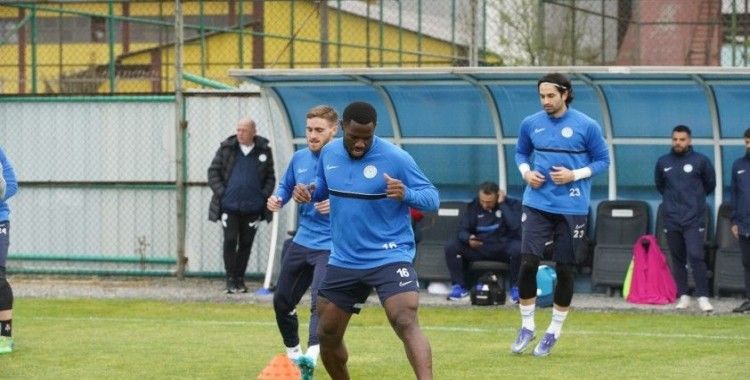 Çaykur Rizespor, Yeni Malatyaspor maçının hazırlıklarını sürdürdü