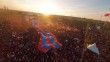 Trabzonspor’un İstanbul’daki Şampiyonluk kutlamasını 50 saniyeyle özetledi