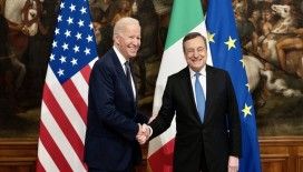 Biden, İtalya Başbakanı Draghi ile Beyaz Saray’da bir araya geldi