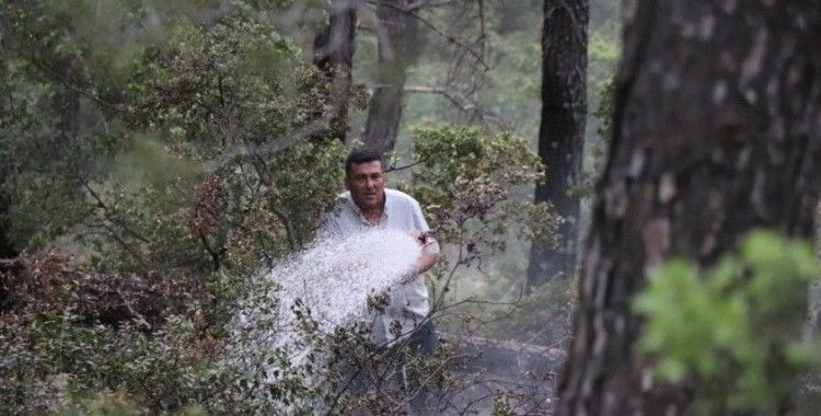 Pamukkale’de 1 günde 2 orman yangını