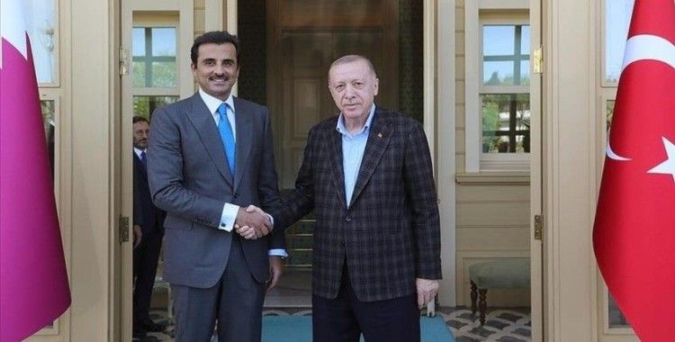 Katar Emiri 'sıcak karşılamadan' ötürü Cumhurbaşkanı Erdoğan'a teşekkür etti