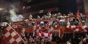 Ümraniyespor, Süper Lig'e yükselişini kutladı