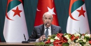 Cezayir Cumhurbaşkanı Tebbun: Cezayir'deki Türk yatırımlarını 10 milyar dolar üzerine ulaştıracağımıza inanmaktayım