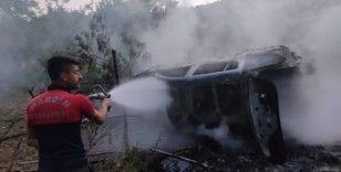 Taziye için Mardin’e gelen aile kaza yaptı: İki kişi yanan araçta can verdi