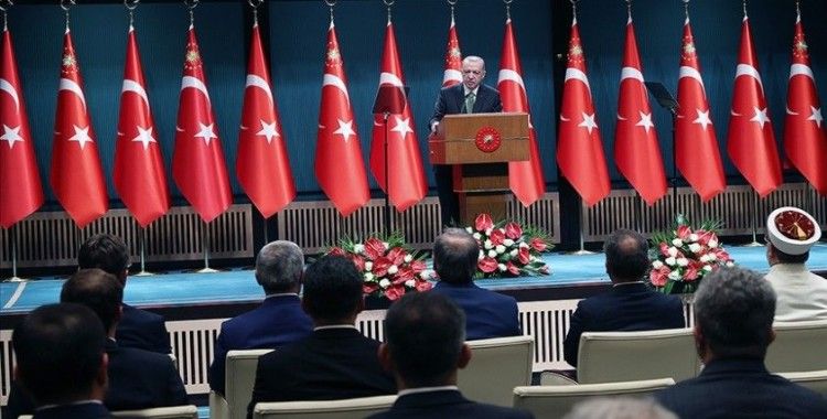 Cumhurbaşkanı Erdoğan, Diyanet İşleri Başkanlığı ataşeleri ve müşavirleriyle bir araya geldi