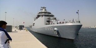 Türkiye'de inşa edilen eğitim gemisi Katar'a ulaştı