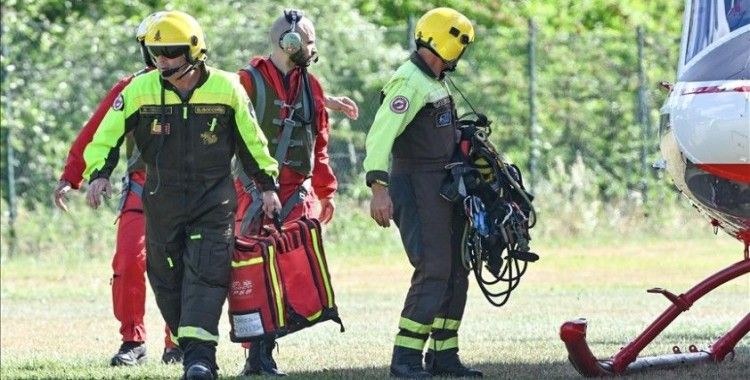 İtalya'da kaybolan helikopterin enkazında 5 kişinin cansız bedenine ulaşıldı