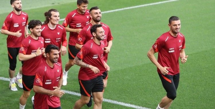A Milli Futbol Takımı, Litvanya maçının hazırlıklarına başladı