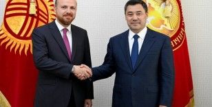 Kırgızistan Cumhurbaşkanı Caparov, Bilal Erdoğan’ı kabul etti
