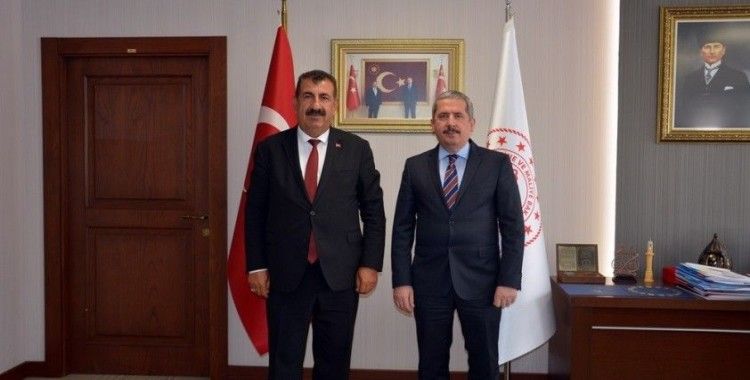 Bakan Yardımcısı Gürcan, TÜDKİYEB Başkanı Çelik’i kabul etti