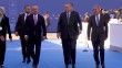 Cumhurbaşkanı Erdoğan, NATO Zirvesi’nin ikinci günü için fuar alanında