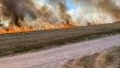 İstanbul - Tekirdağ sınırında korkutan yangın: 500 dönüm buğday 15 dakikada küle döndü