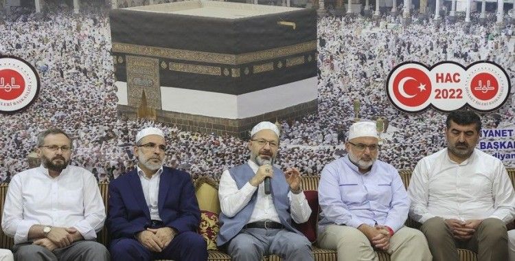 Diyanet İşleri Başkanı Erbaş: “Türkiye’nin hac organizasyonunda geldiği nokta bizi sevindiriyor”