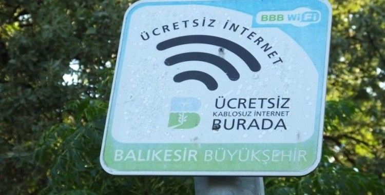 Burhaniyelilere ücretsiz internet hizmeti