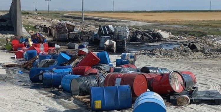 Konya’da kimyasal atıkları temizleme çalışmaları tamamlandı