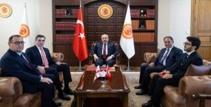 TBMM Başkanı Şentop, Gürcistan Dışişleri Bakanı Darchiashvili’yi kabul etti