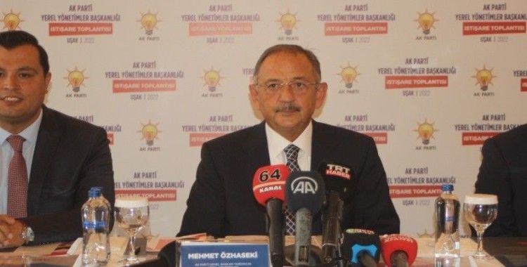Özhaseki: “CHP Belediyesi denilince akla; çöp, çamur ve yolsuzluk gelir”