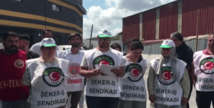 Şeker-İş'ten İstanbul'da '4 işçi sendikalı olunca işten atıldı' protestosu