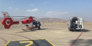 Şırnak’ta ambulans helikopter prematüre bebek için havalandı