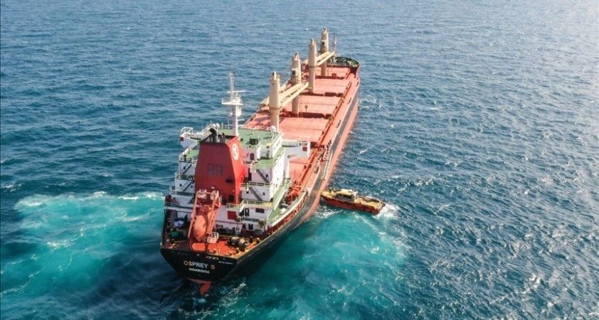 Ukrayna'dan tahıl alacak gemi İstanbul'dan hareket etti