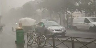 Fransa'da fırtına ve yoğun yağış için 'turuncu' alarmdaki vilayet sayısı 8'e çıktı