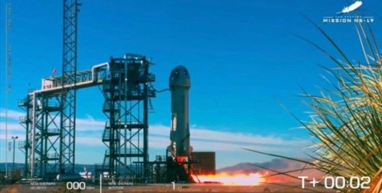 ABD'nin Texas eyaletinden fırlatılan Blue Origin'e ait uzay aracı başarısız oldu