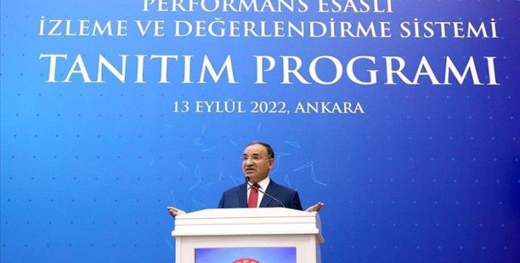 Adalet Bakanı Bozdağ: PEİDS sağlıklı işletilirse pek çok doğru kararın alınmasına katkı sunacaktır