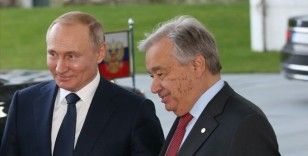 Guterres, Putin'le Tahıl Sevkiyatı Anlaşması'nın genişletilmesini görüştü