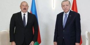 Semerkant'ta ikili temas! Başkan Erdoğan Aliyev ile bir araya geldi
