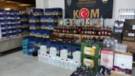 Eskişehir’de 4 ton 700 litre kaçak içki ele geçirildi