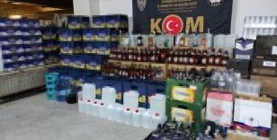 Eskişehir’de 4 ton 700 litre kaçak içki ele geçirildi