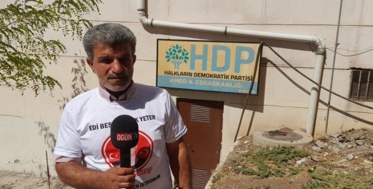 Evlat nöbeti baba Begdaş bu kapı HDP'nin Kandil kapısıdır