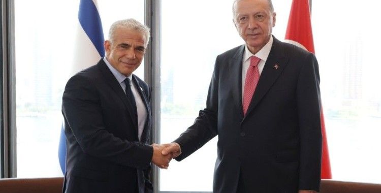 Cumhurbaşkanı Erdoğan, İsrail Başbakanı Lapid ile bir araya geldi