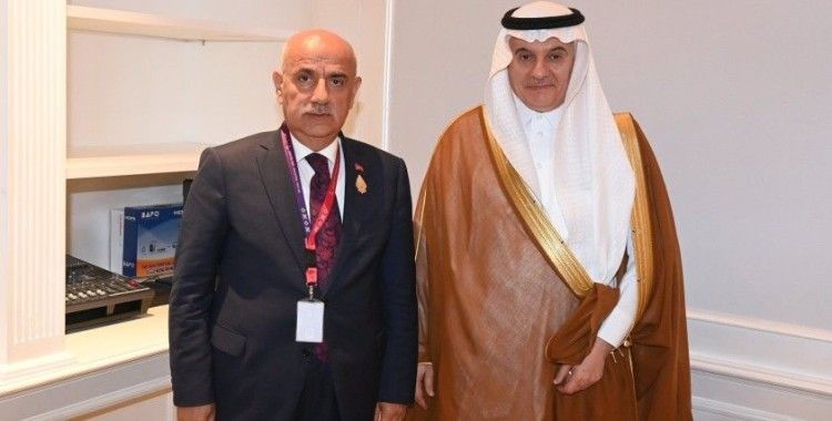 Bakan Kirişci, Suudi Arabistanlı mevkidaşı Al-Fadhli ile görüştü