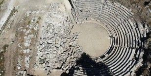 Hyllarima Antik Kenti'ndeki tiyatro ve tümülüs turizme kazandırıldı