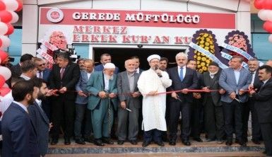 Diyanet İşleri Başkanı Erbaş, Bolu'da Kur'an kursu açılışına katıldı