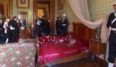 Gazi Mustafa Kemal Atatürk, vefatının 84'üncü yıl dönümünde Dolmabahçe Sarayı'nda anıldı