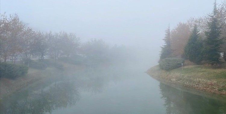 Eskişehir'de soğuk hava, sis ve buzlanmaya neden oldu