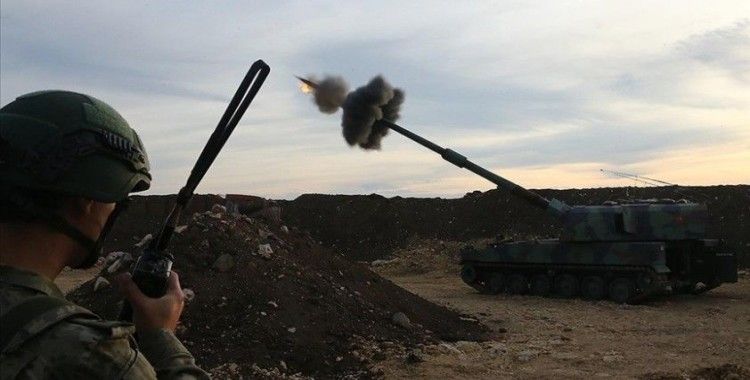 Terör örgütü YPG/PKK'ya 'cezalandırma atışları' yapıldı
