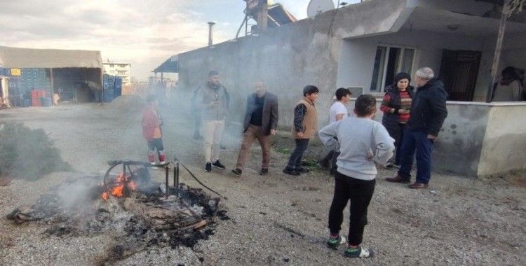 Denizli'de tek katlı evde çıkan sebepsiz yangınlar ailenin kabusu oldu