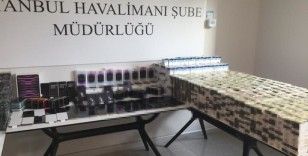 İstanbul Havalimanı'nda 7 milyon liralık kaçak malzeme ele geçirildi