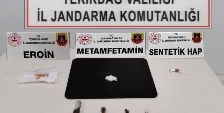 Tekirdağ'da jandarma uyuşturucuya geçit vermedi: 5 gözaltı