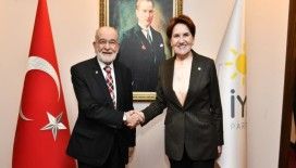 İYİ Parti lideri Akşener, Temel Karamollaoğlu'nu kabul etti