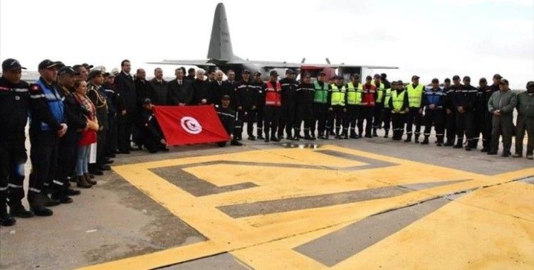 Tunus, Türkiye ile Suriye'ye insani yardım ve arama kurtarma ekibi gönderdi